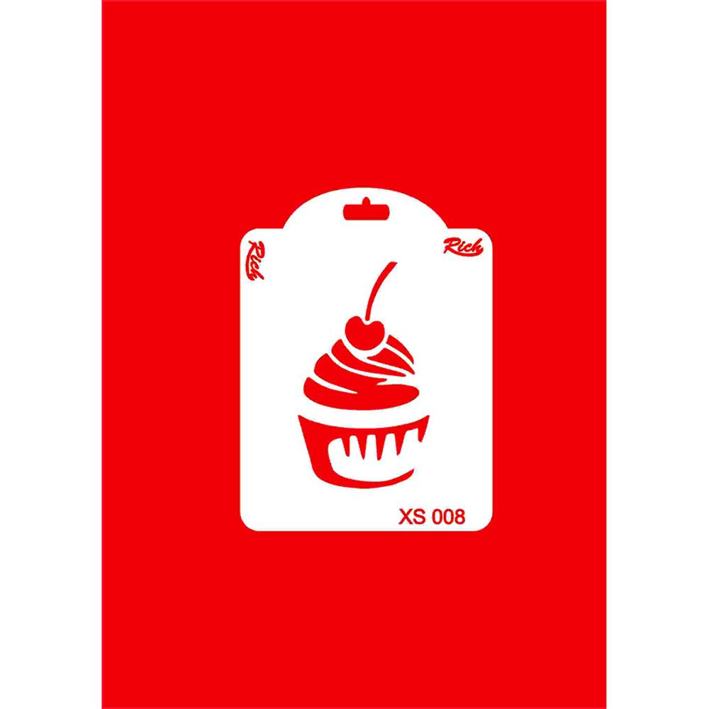 Cupcake Stencil Küçük - Rich XS-008
