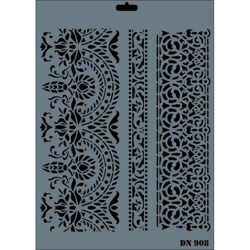 Dantel Stencil 25X35 cm - Rich DN 908