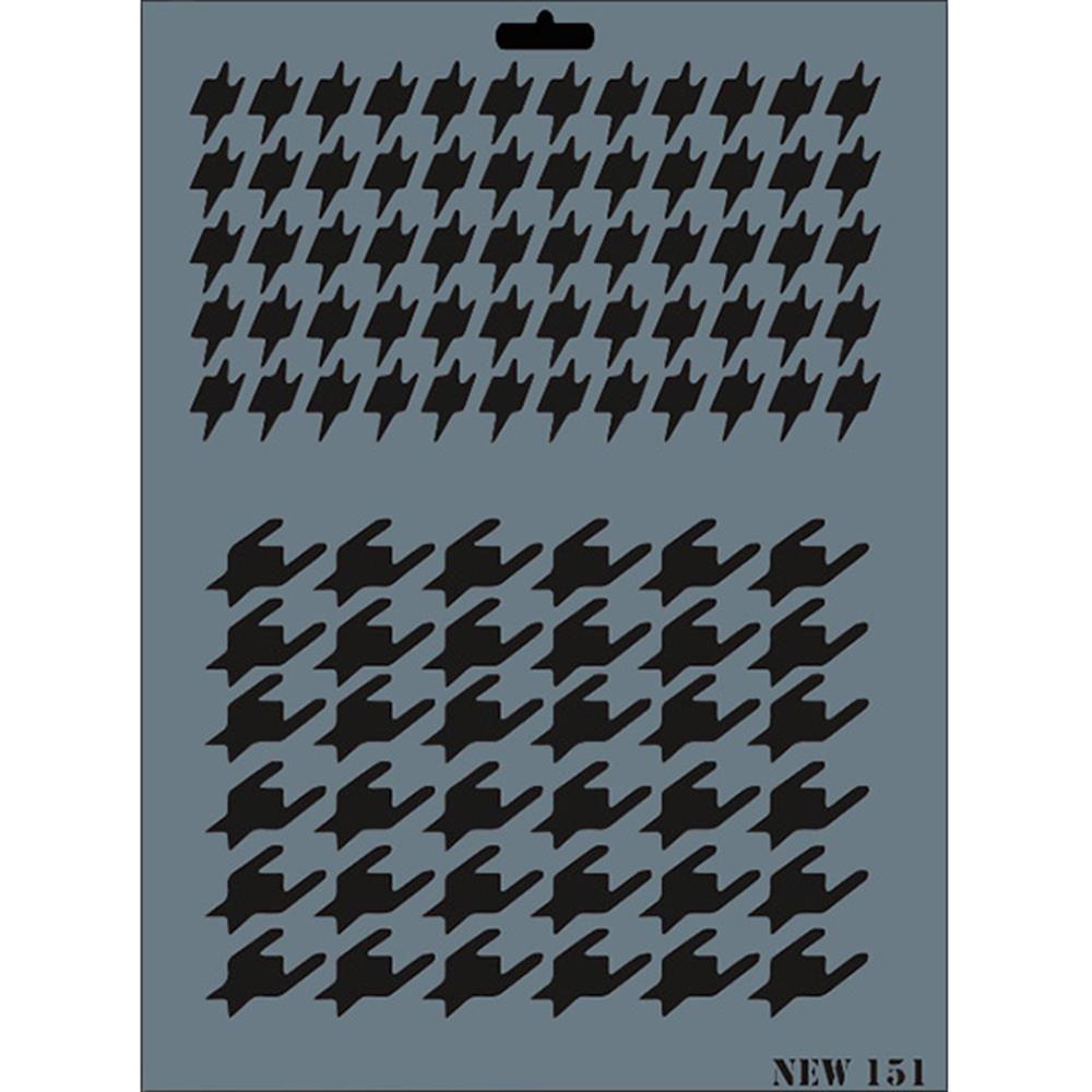 Desen Stencil Şablon 25X35 cm - Rich New 151
