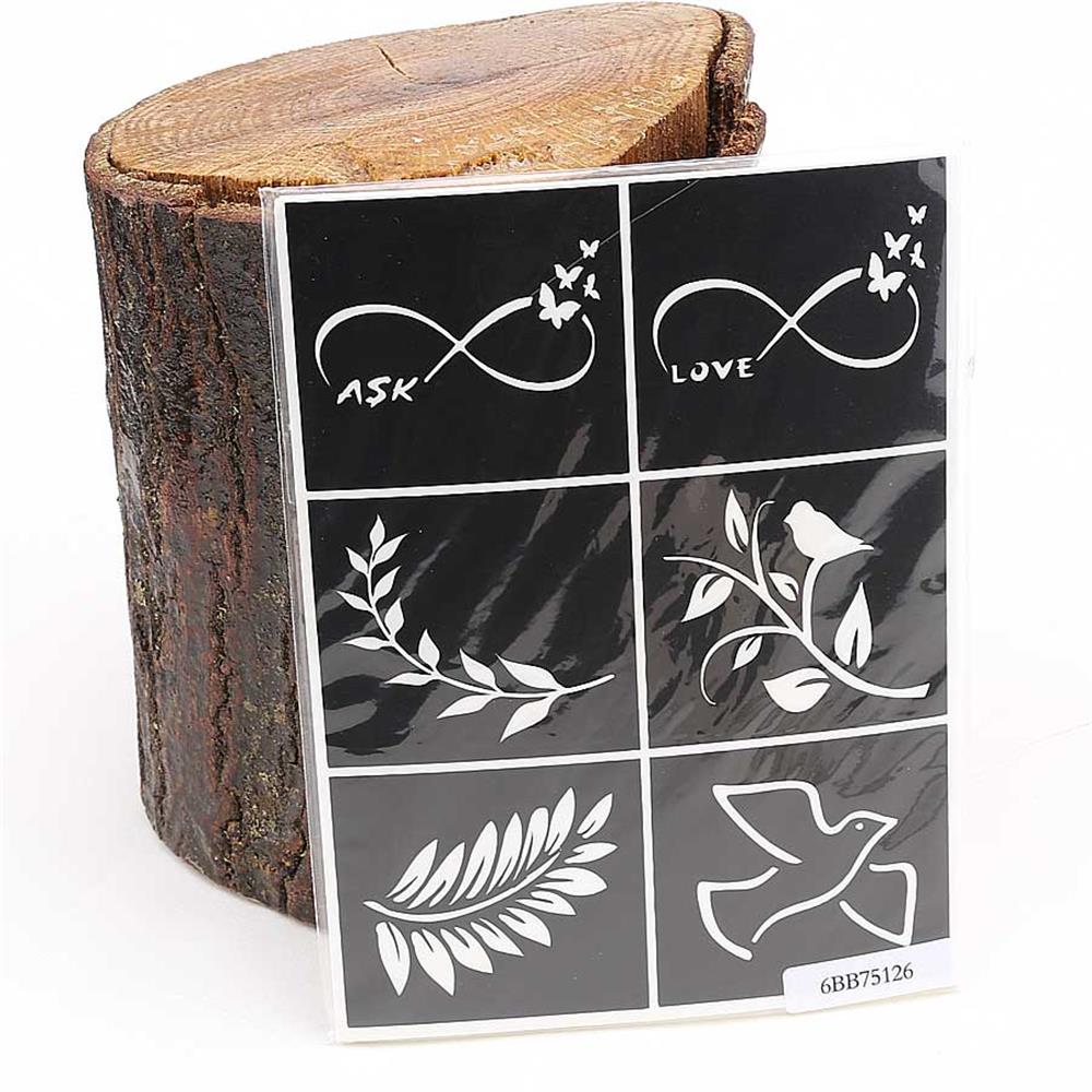 Dövme Hint Kına Şablonu