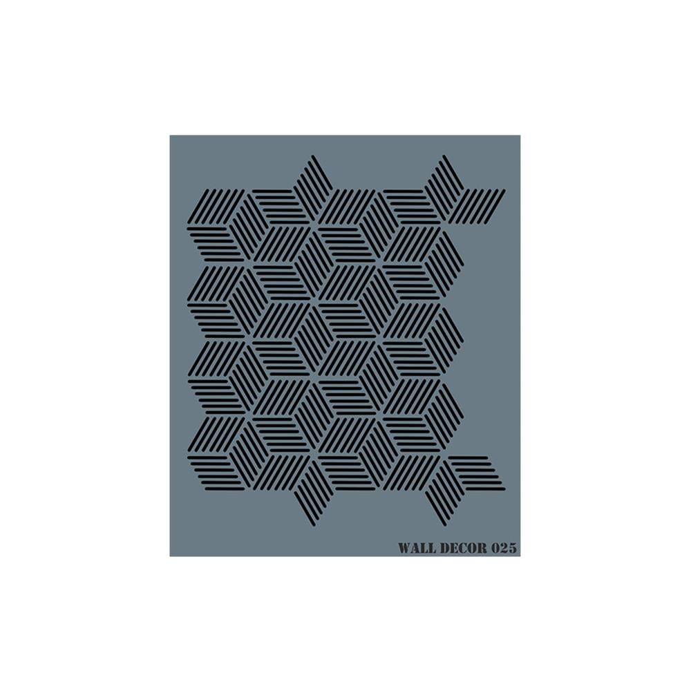 Duvar Stencil 50X60 cm Rich WALL 025