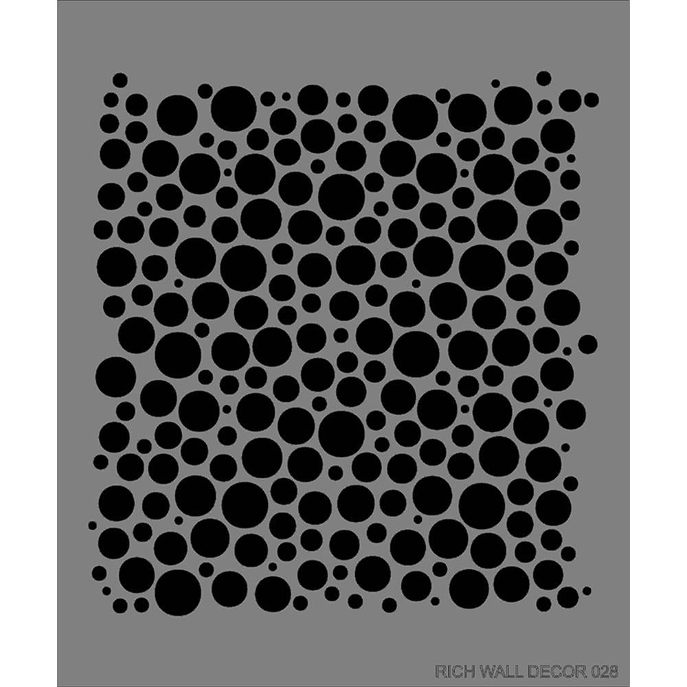 Duvar Stencil 50X60 cm - Rich WALL 028