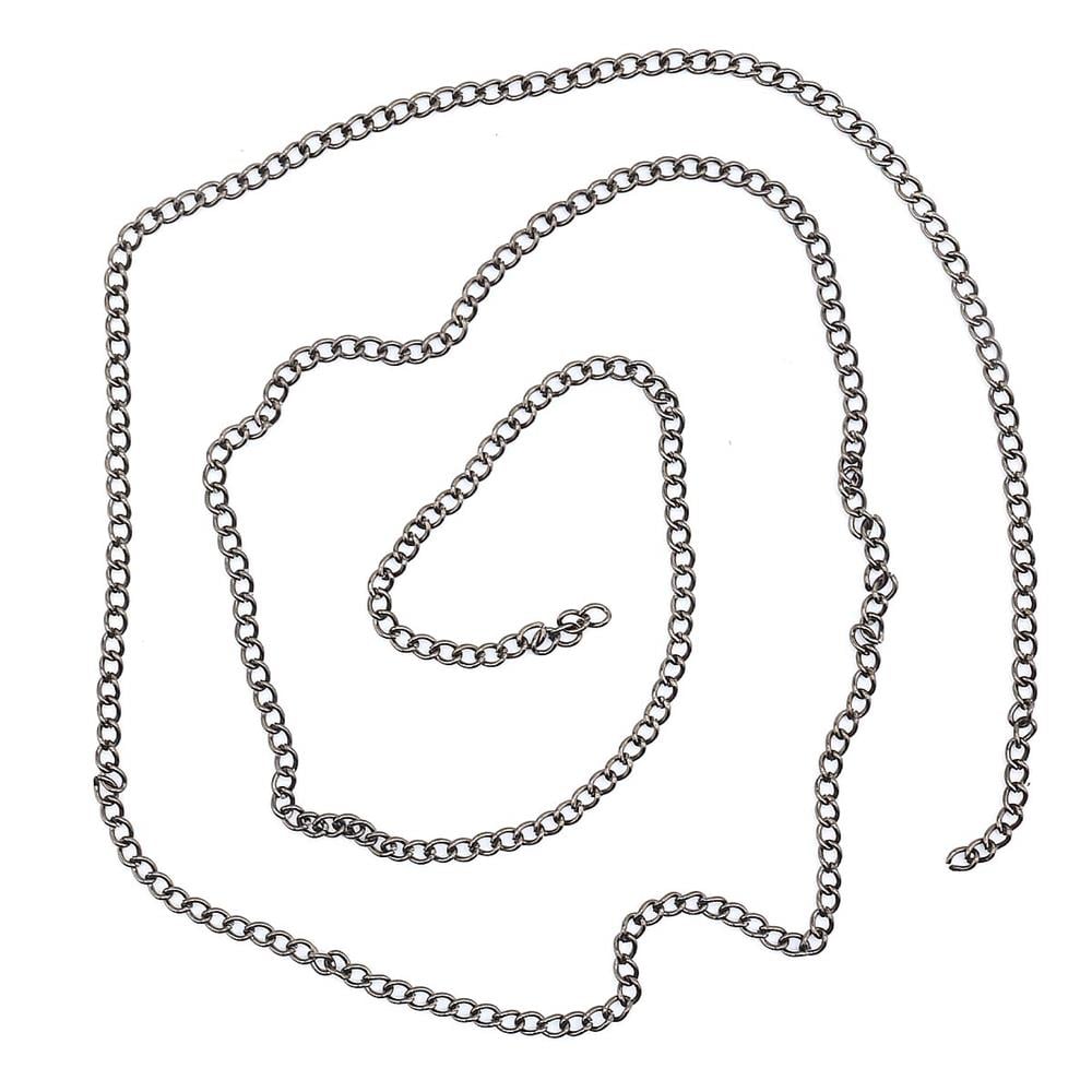 Füme Renk Metal Takı Zinciri 10 metre