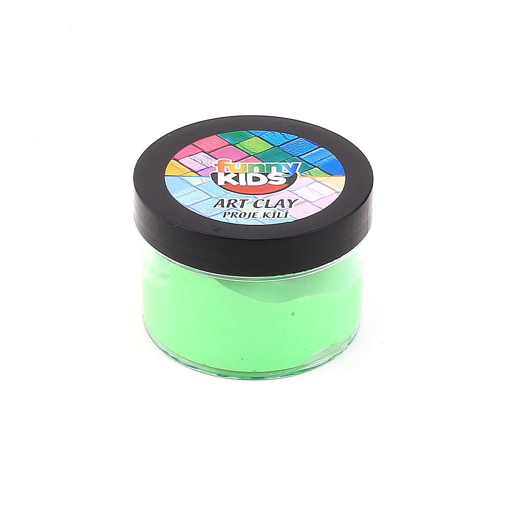 Funny Kids Art Clay Proje Kili - 578 Neon Yeşil