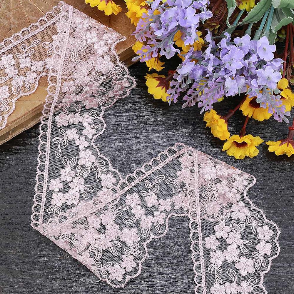 Geniş Güpür Dantel Pudra 3406