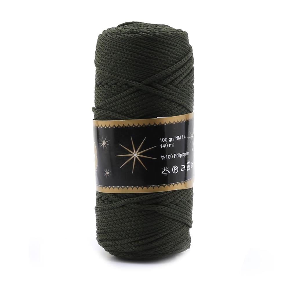 Haki Yeşil Polyester Makrome ipi