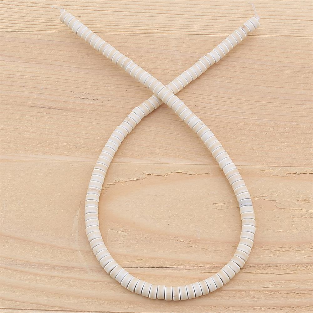 Havlit Görünümlü Kuvars Rondele Boncuk