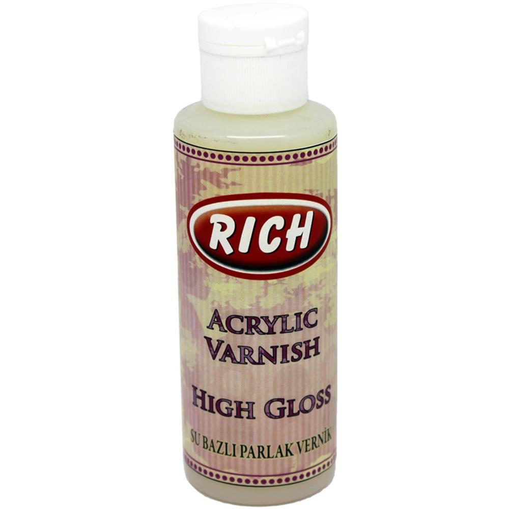 High Gloss Su Bazlı Parlak Vernik 120 cc