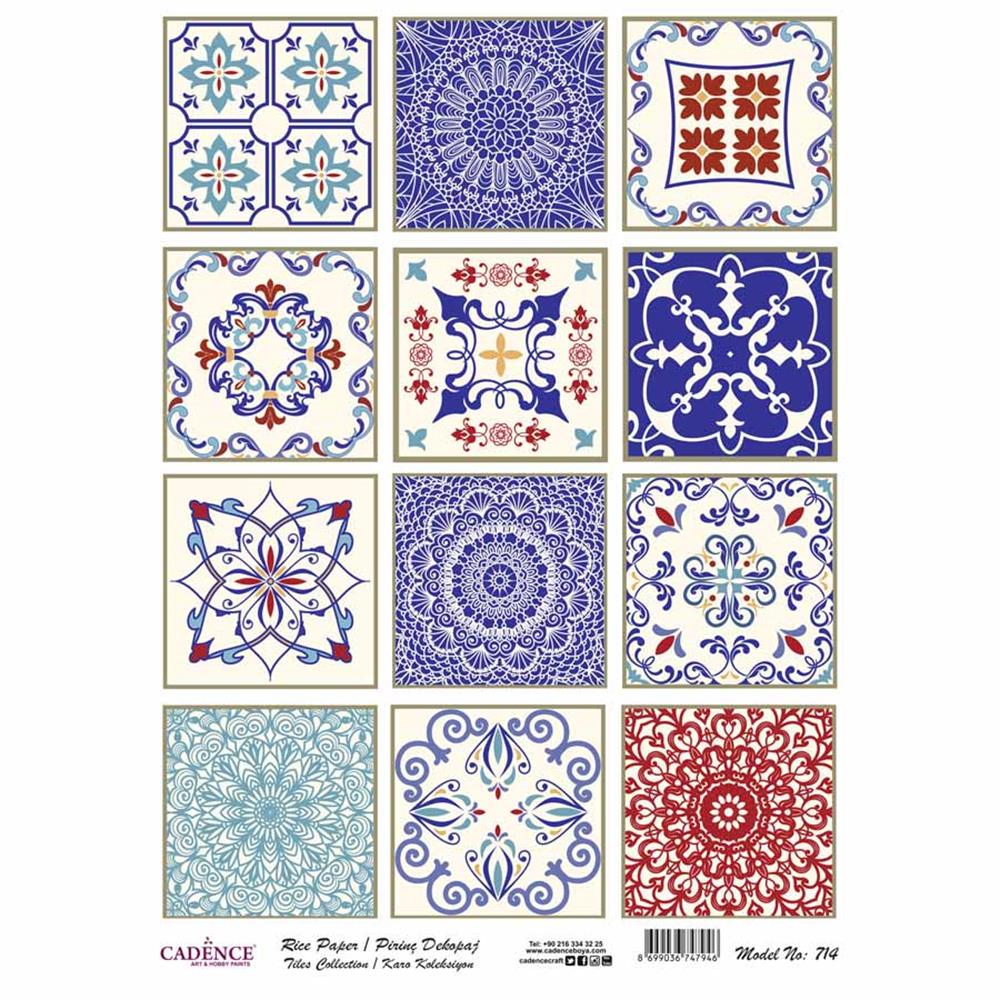 Karo Koleksiyon Pirinç Dekopaj Kağıdı 30x42 cm - Model 714