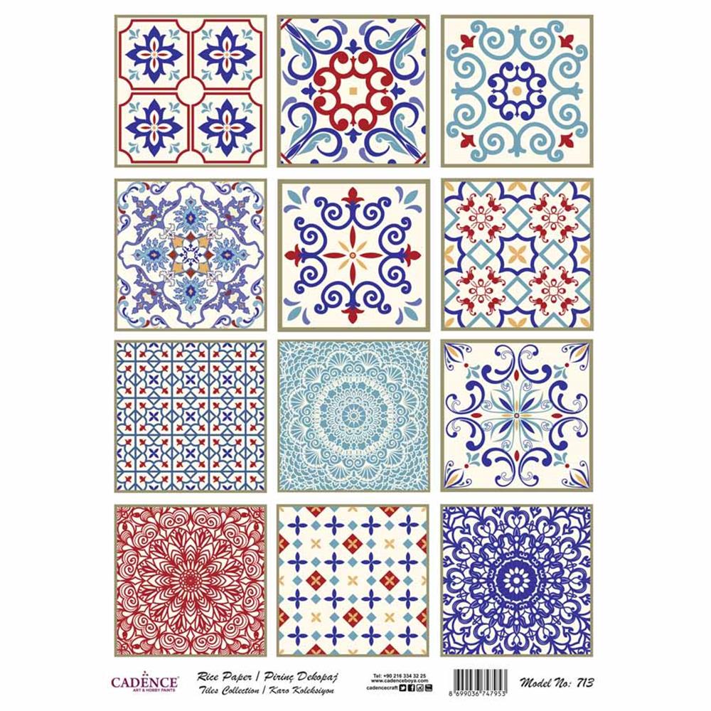 Karo Koleksiyon Pirinç Dekopaj Kağıdı 30x42 cm - Model 713