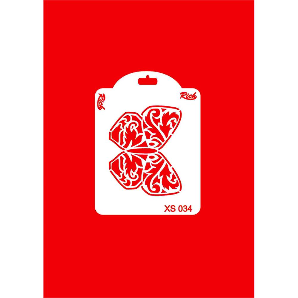 Kelebek Stencil Küçük - Rich XS-034
