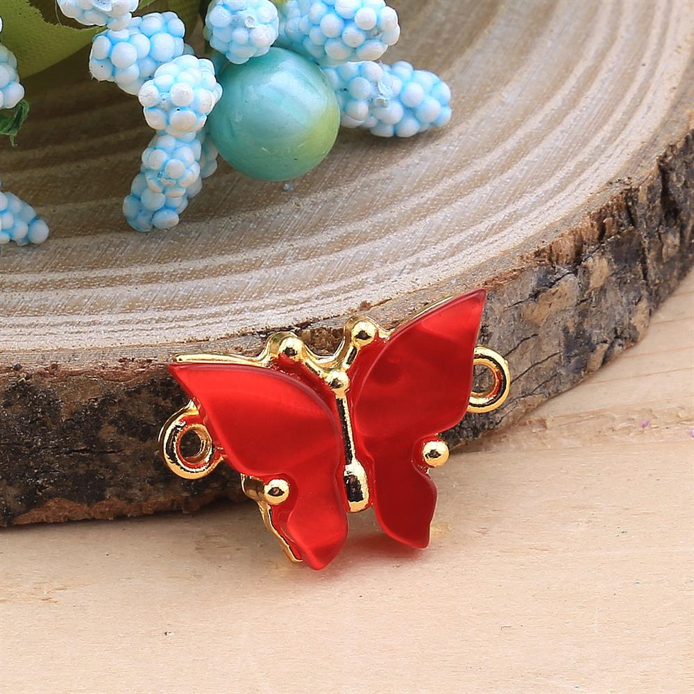 Kırmızı Sedefli Kelebek Bileklik Aparatı
