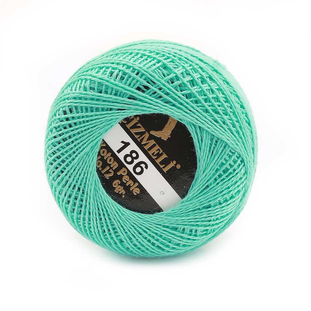 Koton Perle No:12 Etamin Kanaviçe Nakış İpi Su Yeşili 186