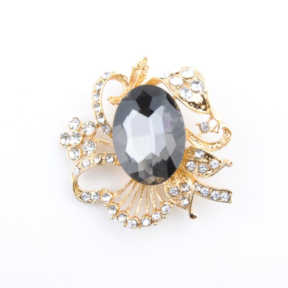 KRİSTAL TAŞLI BROŞ