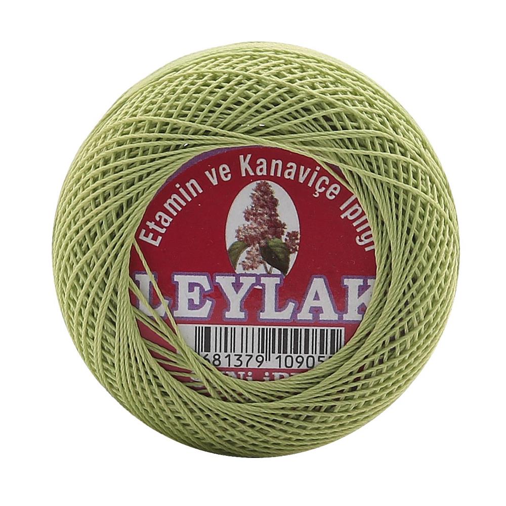 Leylak Suni İpek Etamin ve Kanaviçe İpliği 6 Kat 25 gr 67 Çağla Yeşili