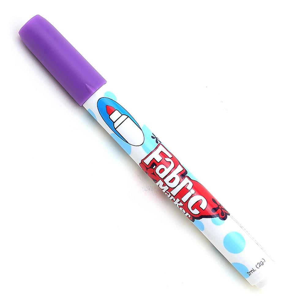 Marvy Fabric Marker Kumaş T-Shirt Boyama Kalemi - Mor