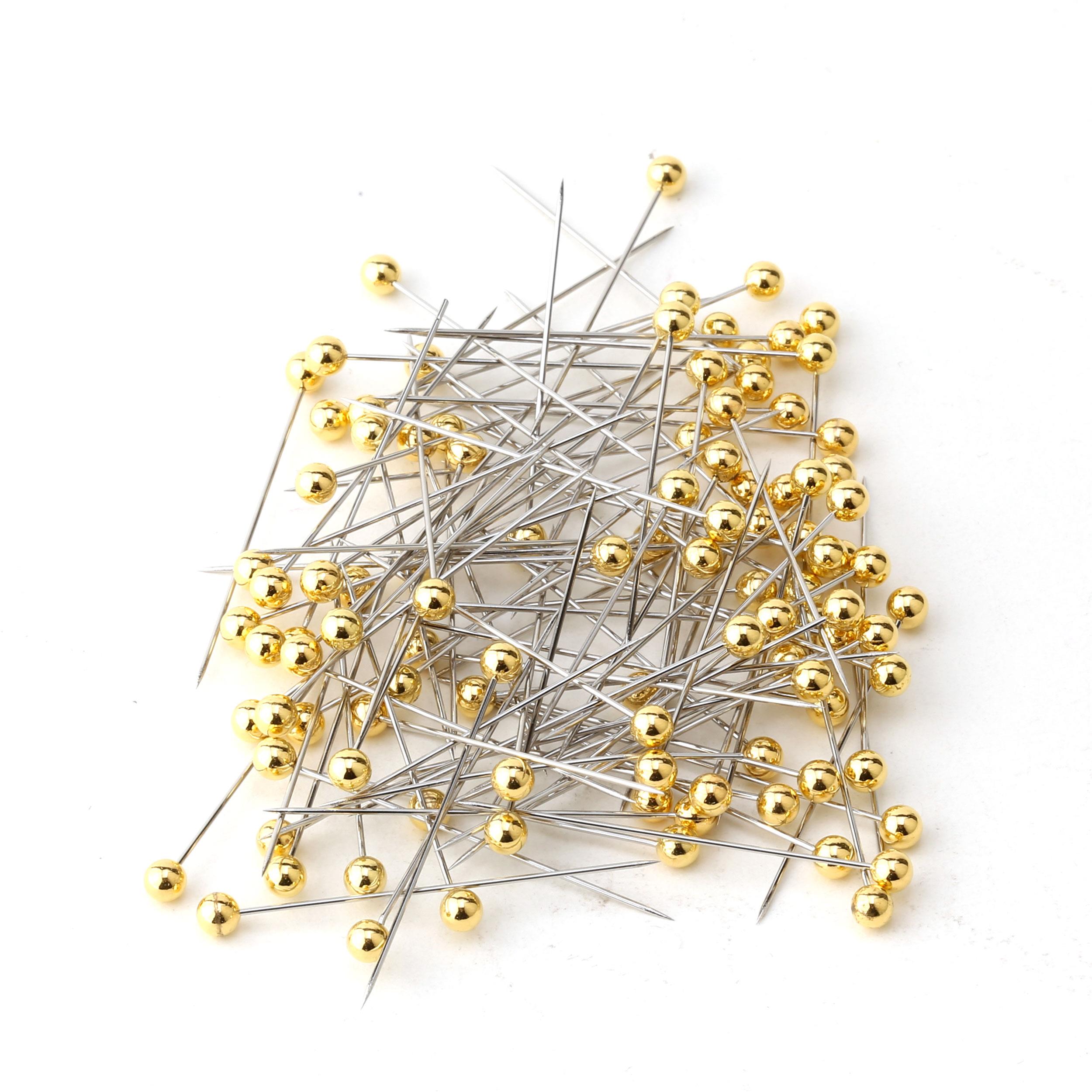 Metalik Gold Kaplama Toplu İğne 100'lü