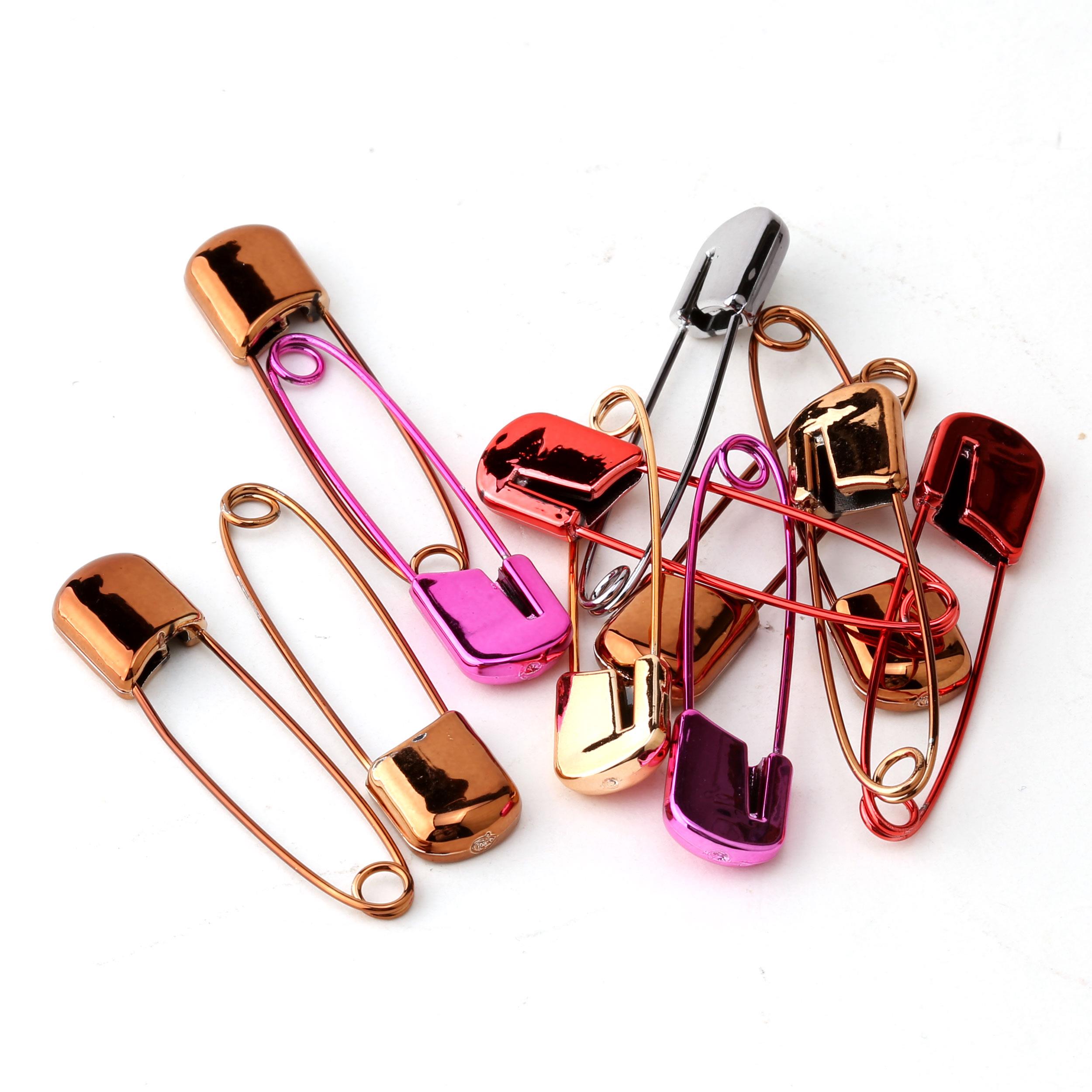 Metalik Kaplama Çengelli İğne (12 Adet)