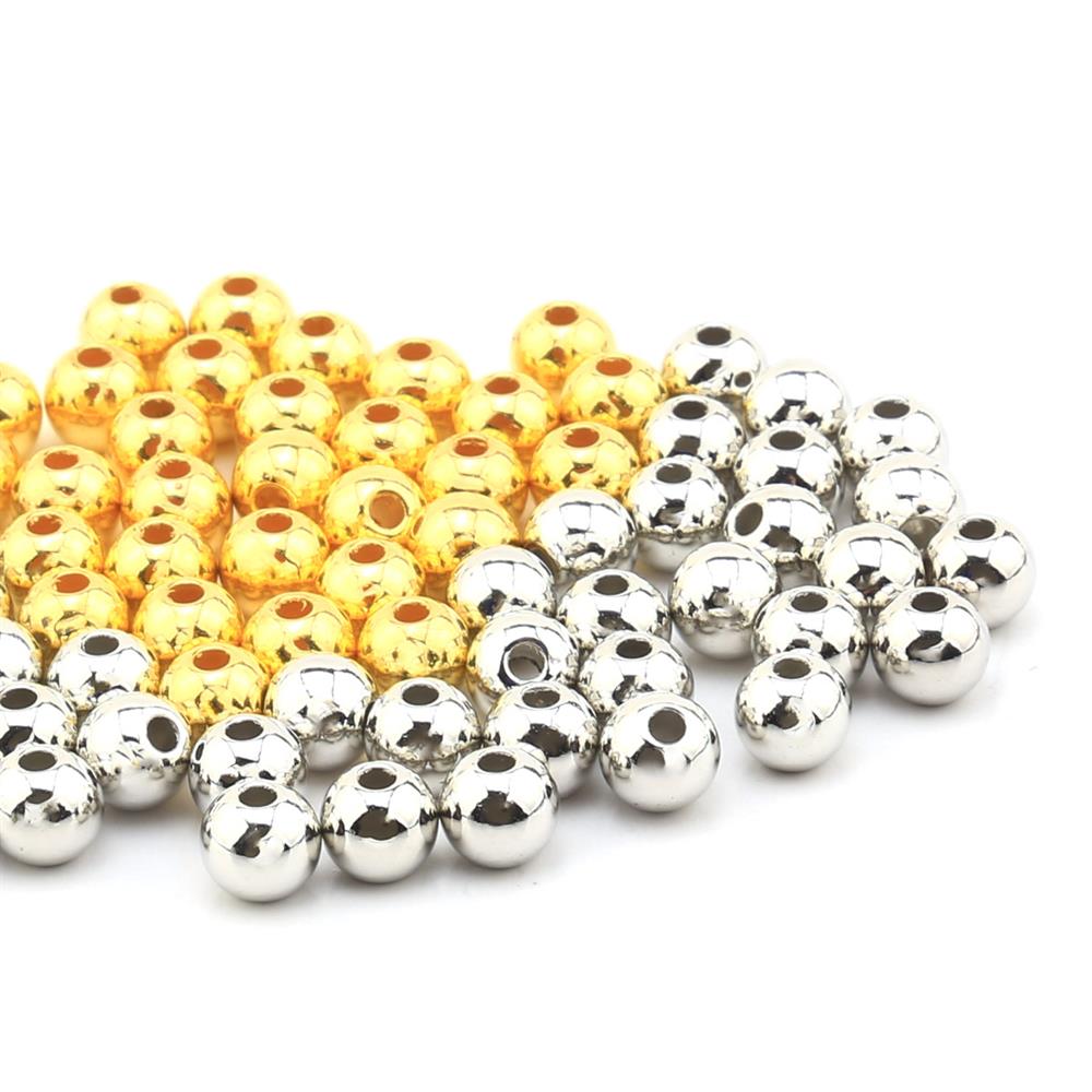Metalik Plastik Boncuk 6 mm