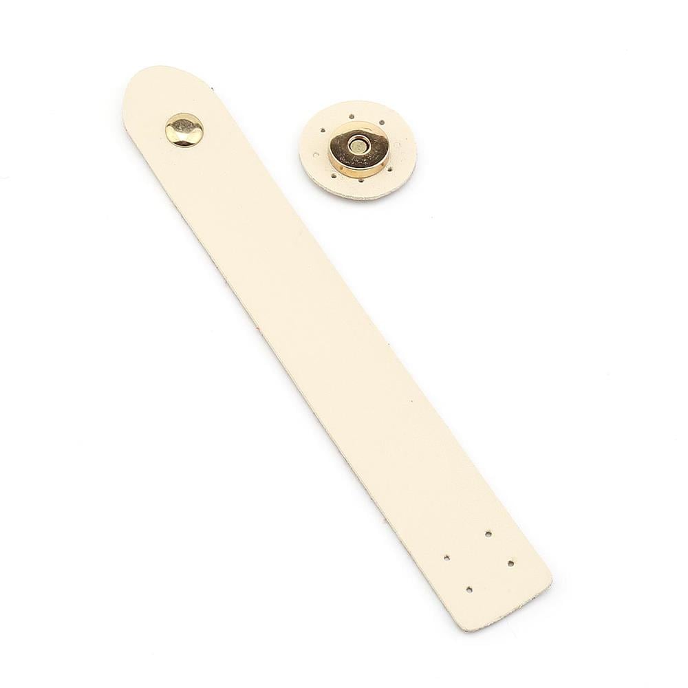 Mıknatıslı Klipsli Çanta Kapama Krem