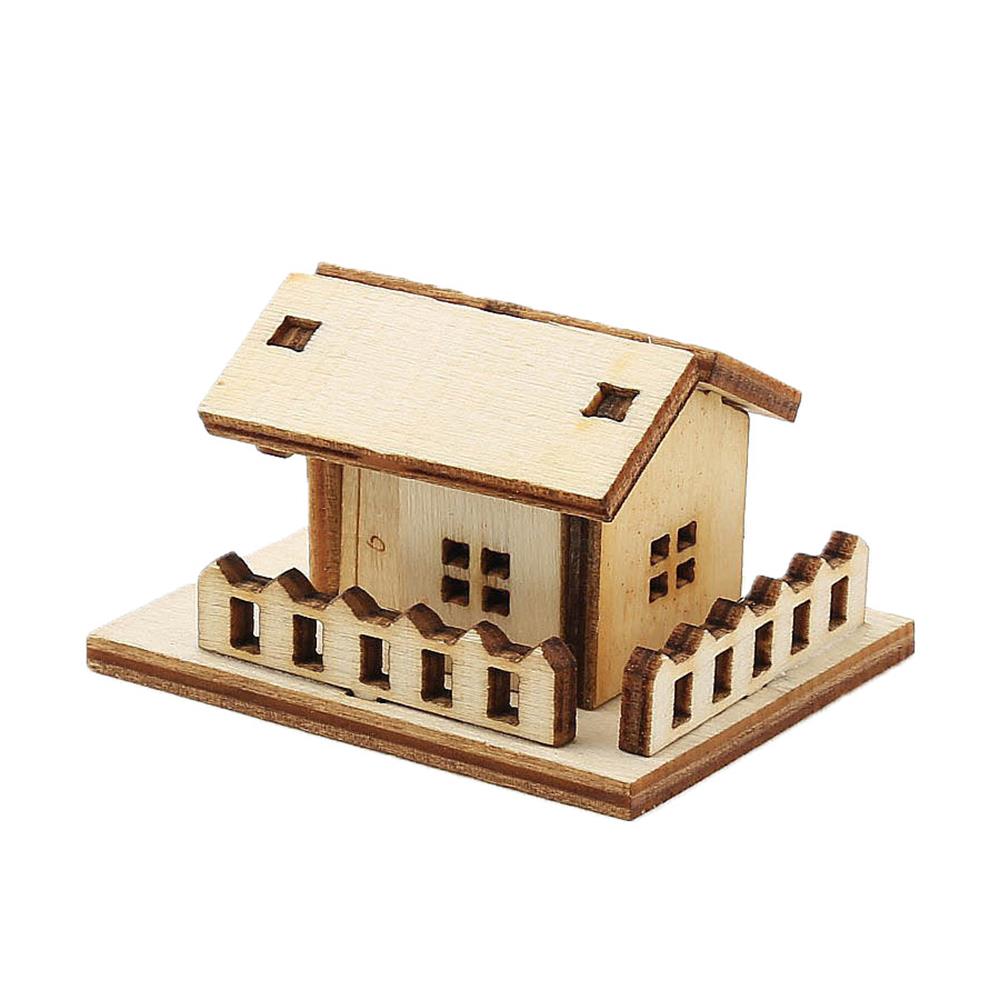 Minyatür, Ahşap Çitli Küçük Ev Maket