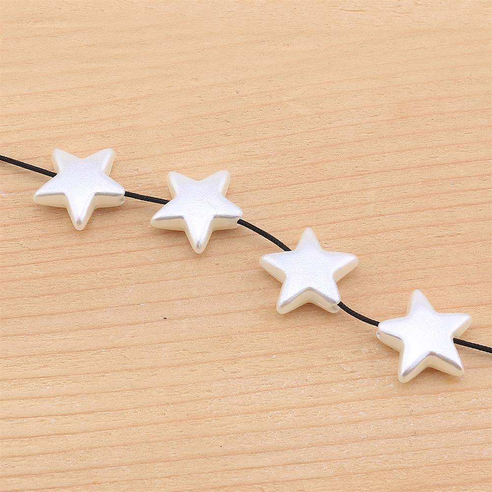 Plastik Lüx Yıldız İnci Boncuk