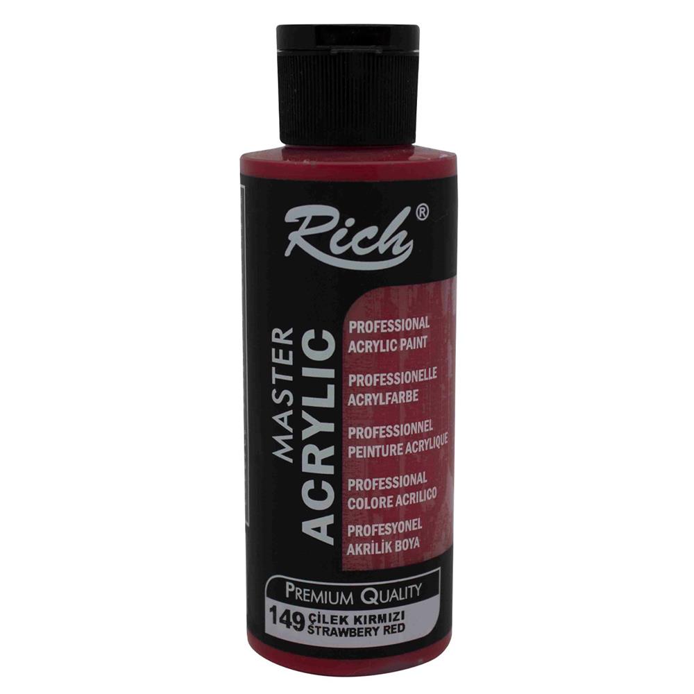 Rich 120 cc Akrilik Boya - Çilek Kırmızı 149