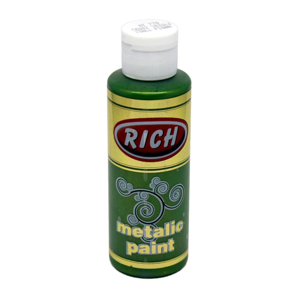 Rich 120 cc Metalik Akrilik Boya - Ceviz Yeşili 778