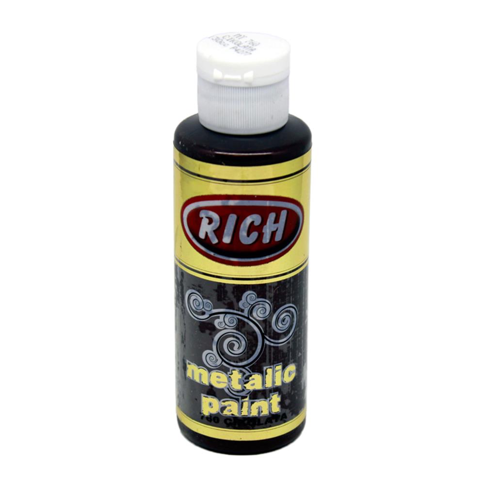 Rich 120 cc Metalik Akrilik Boya - Çikolata 760