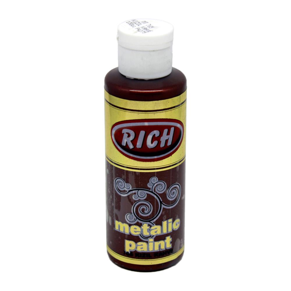 Rich 120 cc Metalik Akrilik Boya - Kızıl Kahve 765
