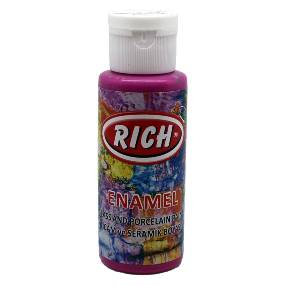 Rich Enamel Cam ve Seramik Boyası Fuşya 314