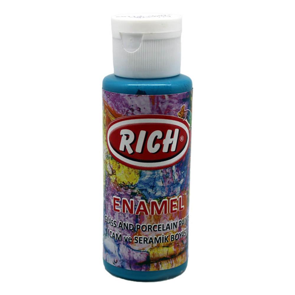 Rich Enamel Cam ve Seramik Boyası Turkuaz 320