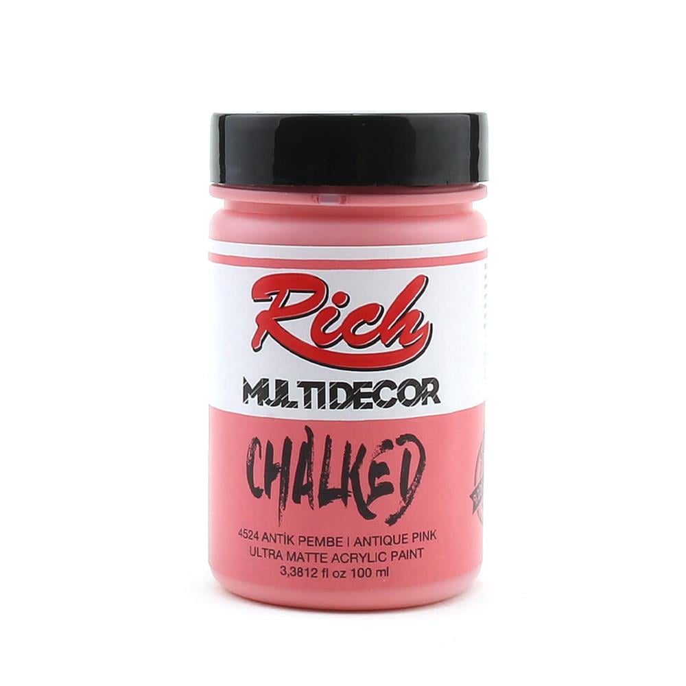 Rich Multi Decor Chalked 100 ml 4524 Antik Pembe