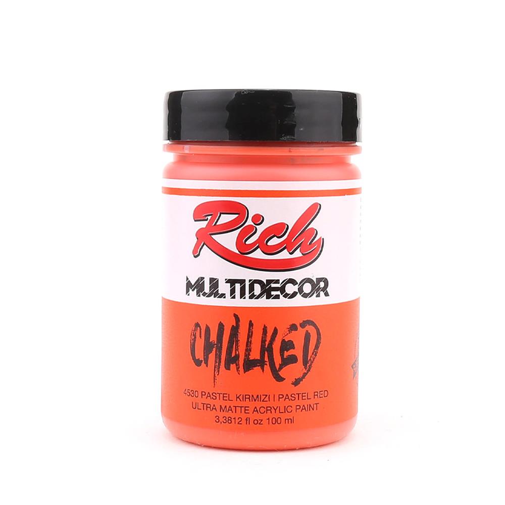 Rich Multi Decor Chalked 100 ml 4530 Pastel Kırmızı