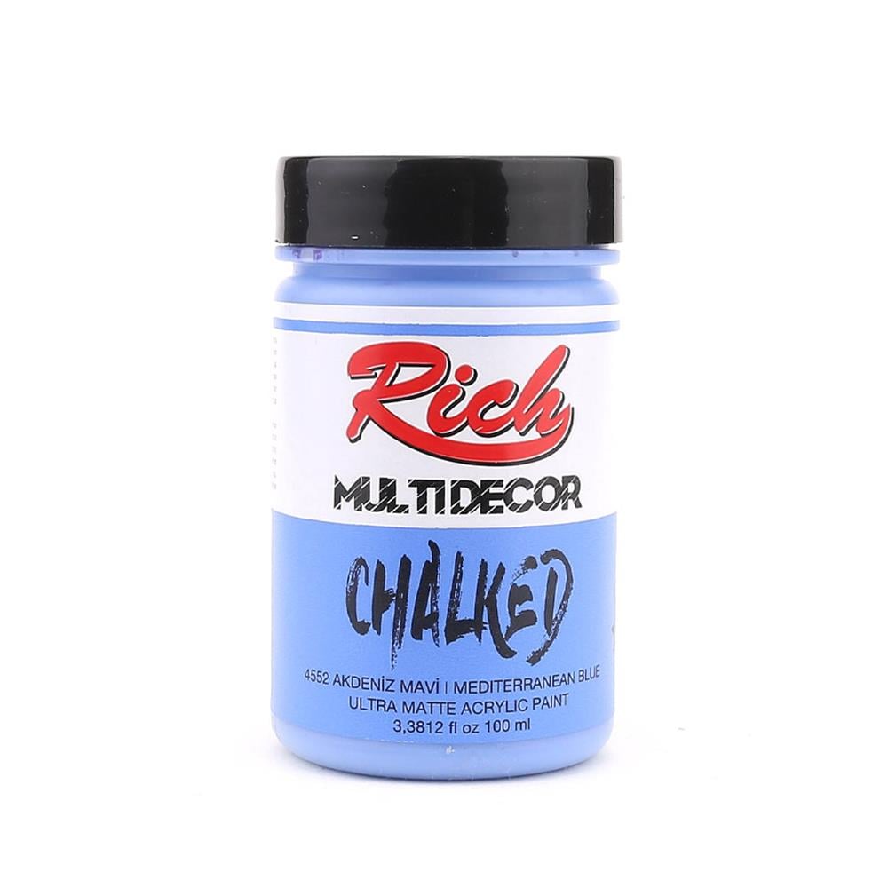 Rich Multi Decor Chalked 100 ml 4552 Akdeniz Mavi