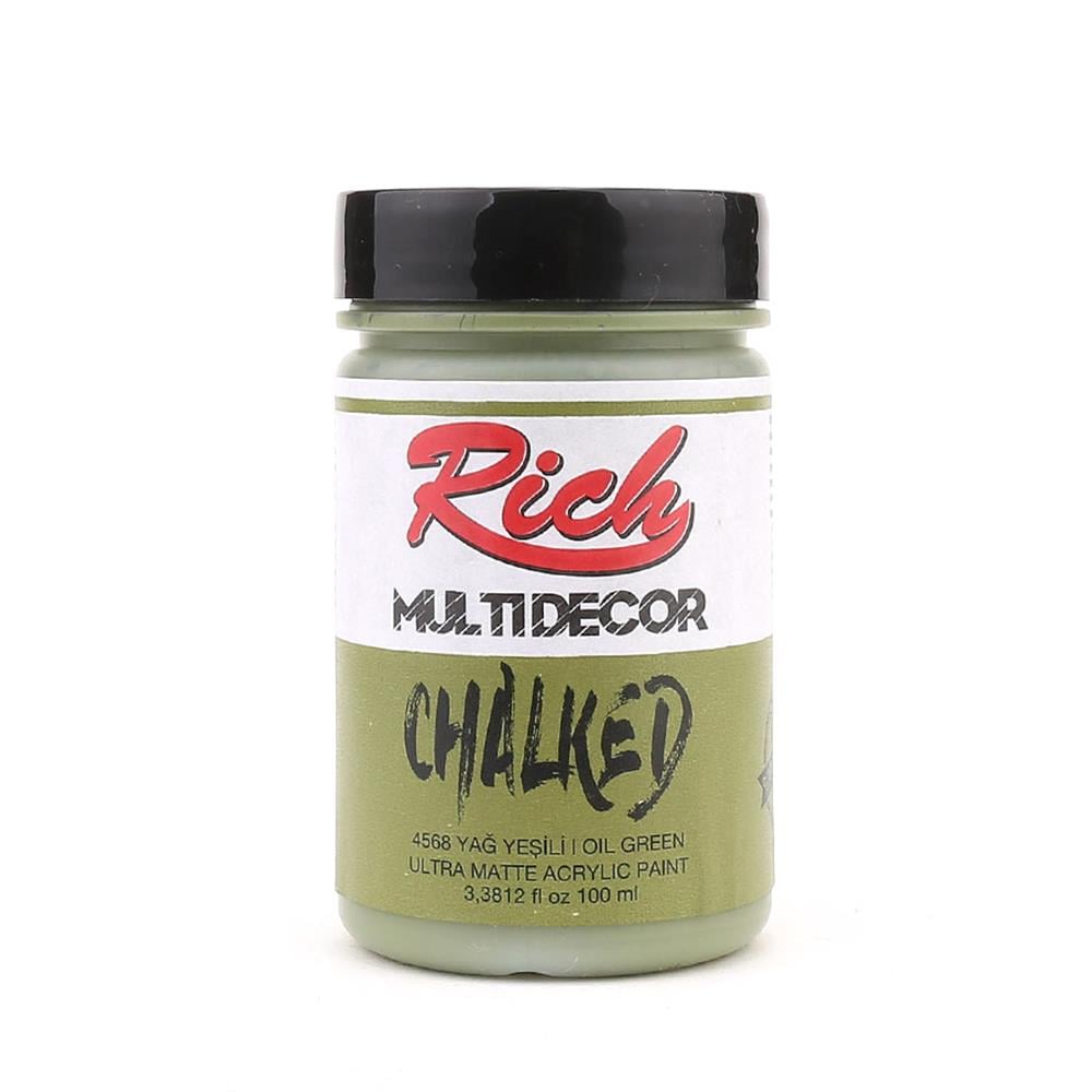 Rich Multi Decor Chalked 100 ml 4568 Yağ Yeşili