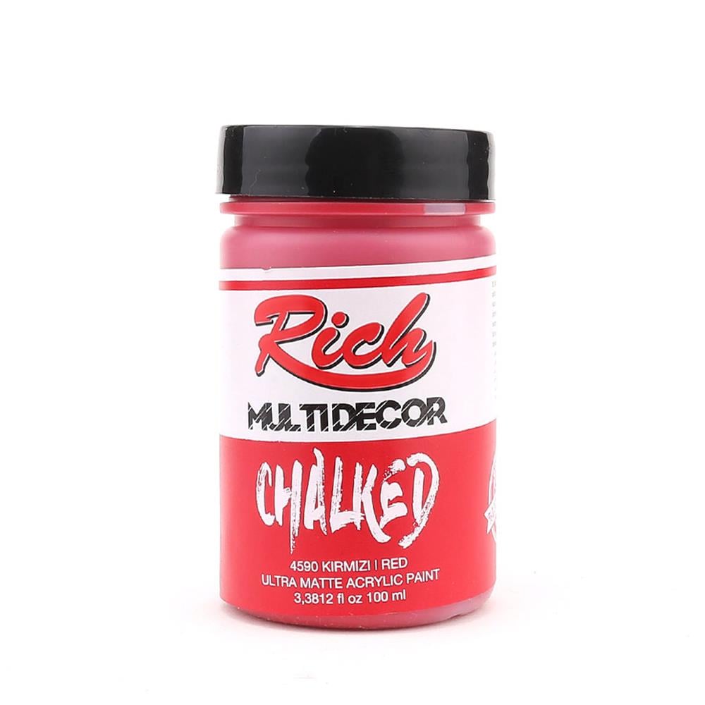 Rich Multi Decor Chalked 100 ml 4590 Kırmızı