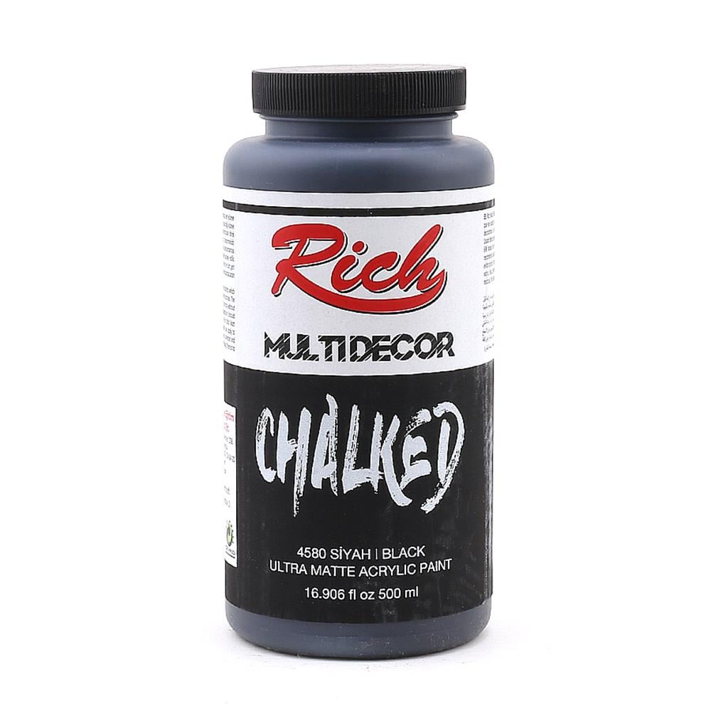 Rich Multi Decor Chalked 500 ml 4580 Siyah