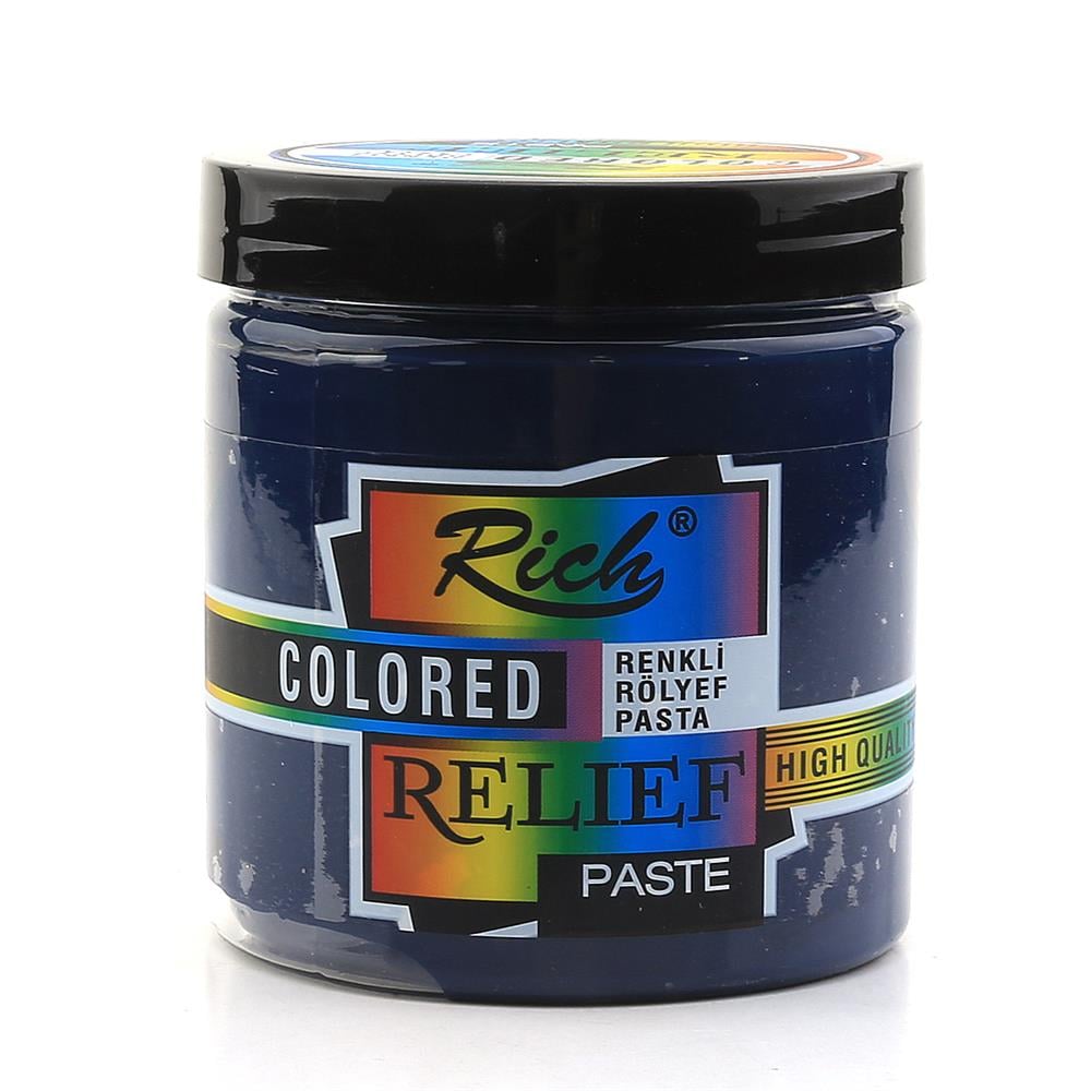 Rich Renkli Rölyef Pasta Safir 10166