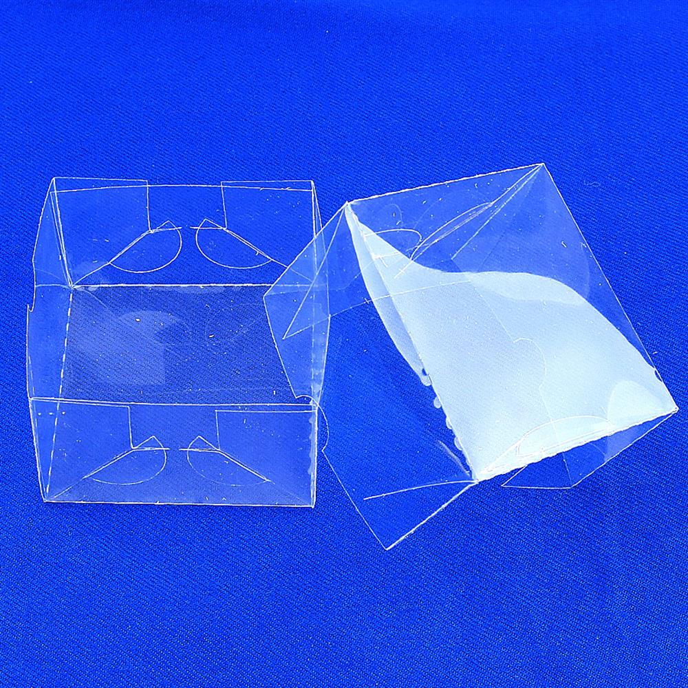 Şeffaf, Asetat Kutu (8 cm * 8 cm * 5 cm) 10 Adet