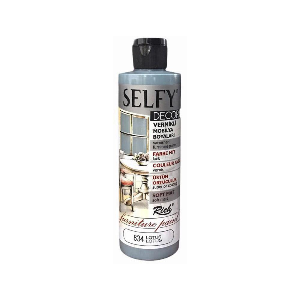 Selfy Decor Vernikli Mobilya Boyası 834 Lotus 240 cc