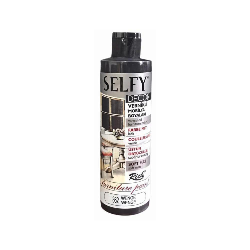 Selfy Decor Vernikli Mobilya Boyası 862 Wenge 240 cc