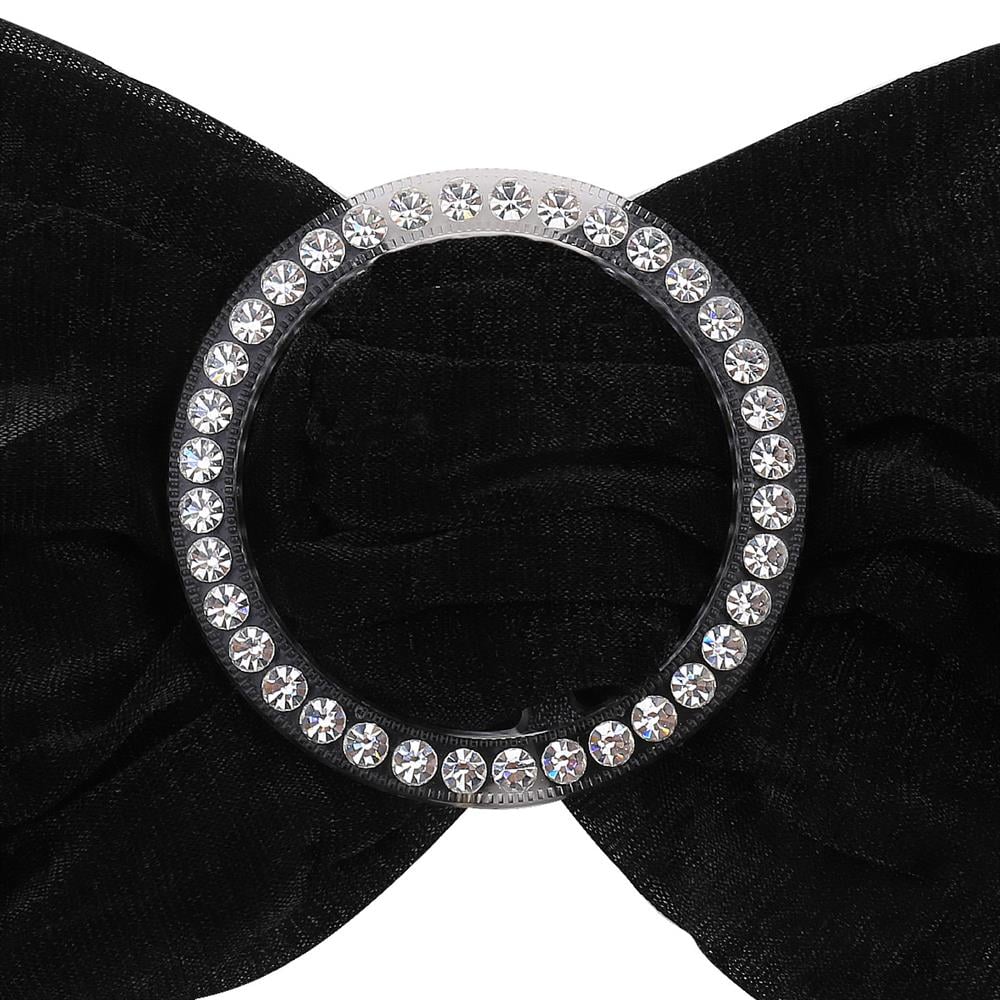 Swarovski Taşlı Şeffaf Yuvarlak Kemer Tokası