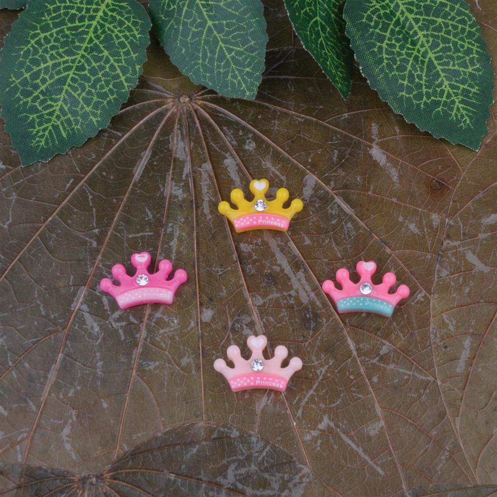 Taşlı Polyester Taç (10 adet)