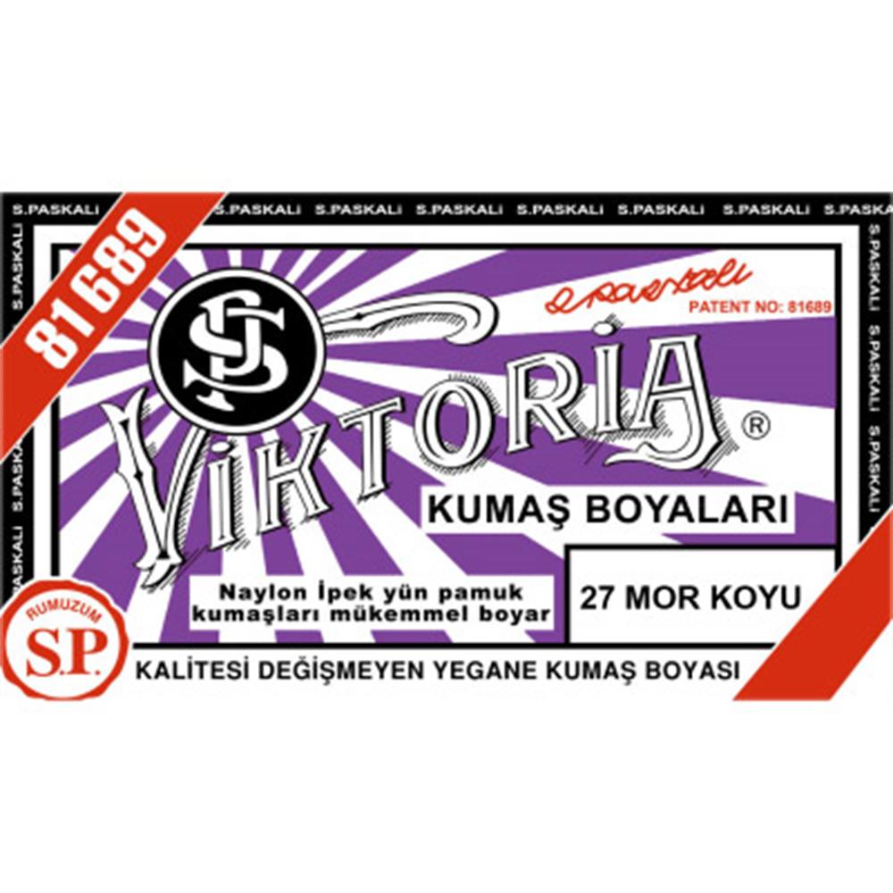 Viktoria Toz Kumaş Boyası 27 Mor Koyu