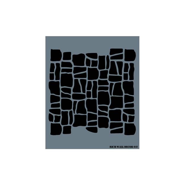Duvar Stencil 50X60 cm - Rich WALL 012