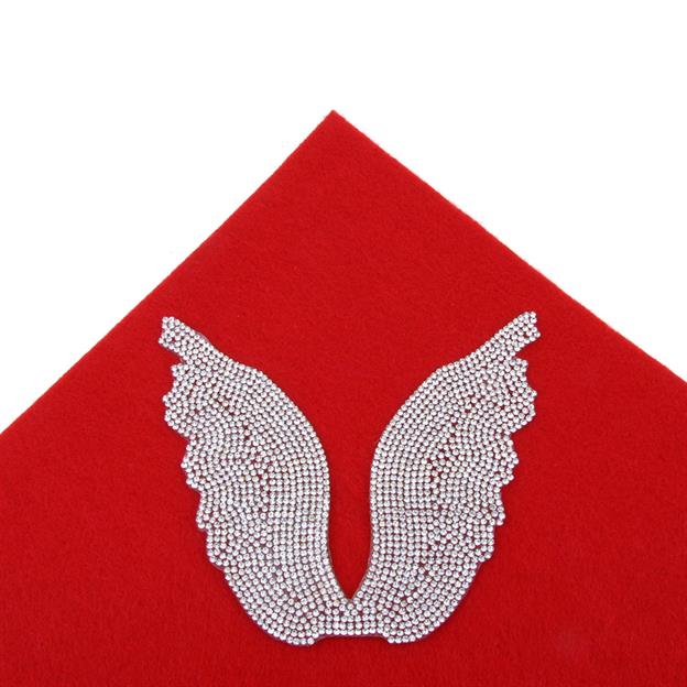 Kristal Taşlı Kanat Aplik