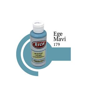 Rich 120 cc Akrilik Boya - Ege Mavi 179