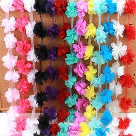 Şifon Çiçek Metre (13 Farklı Renk Seçeneği)