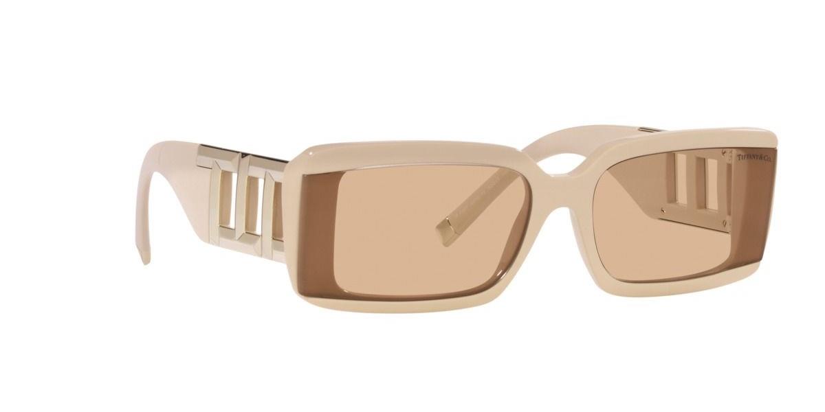 Tiffany & Co. TF4197 8359/73 Krem Köşeli Kemik Kadın Güneş Gözlüğü